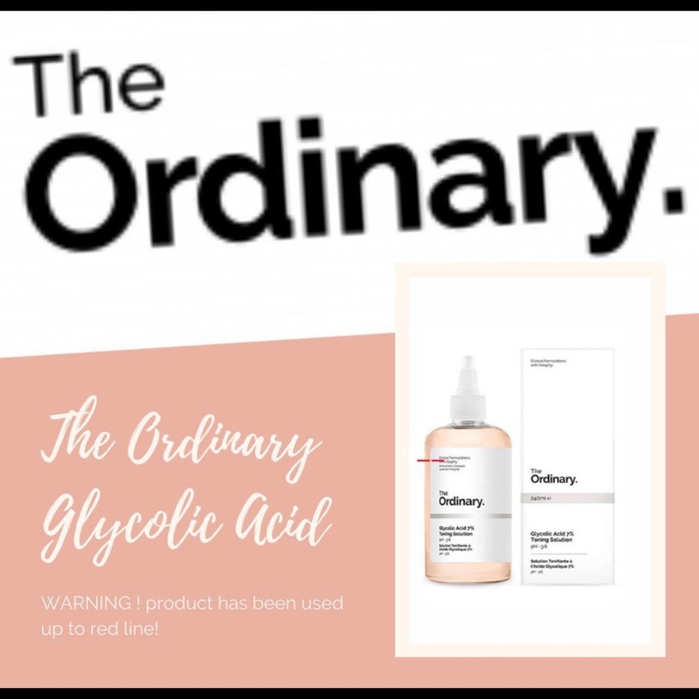The ordinary glycolic acid !